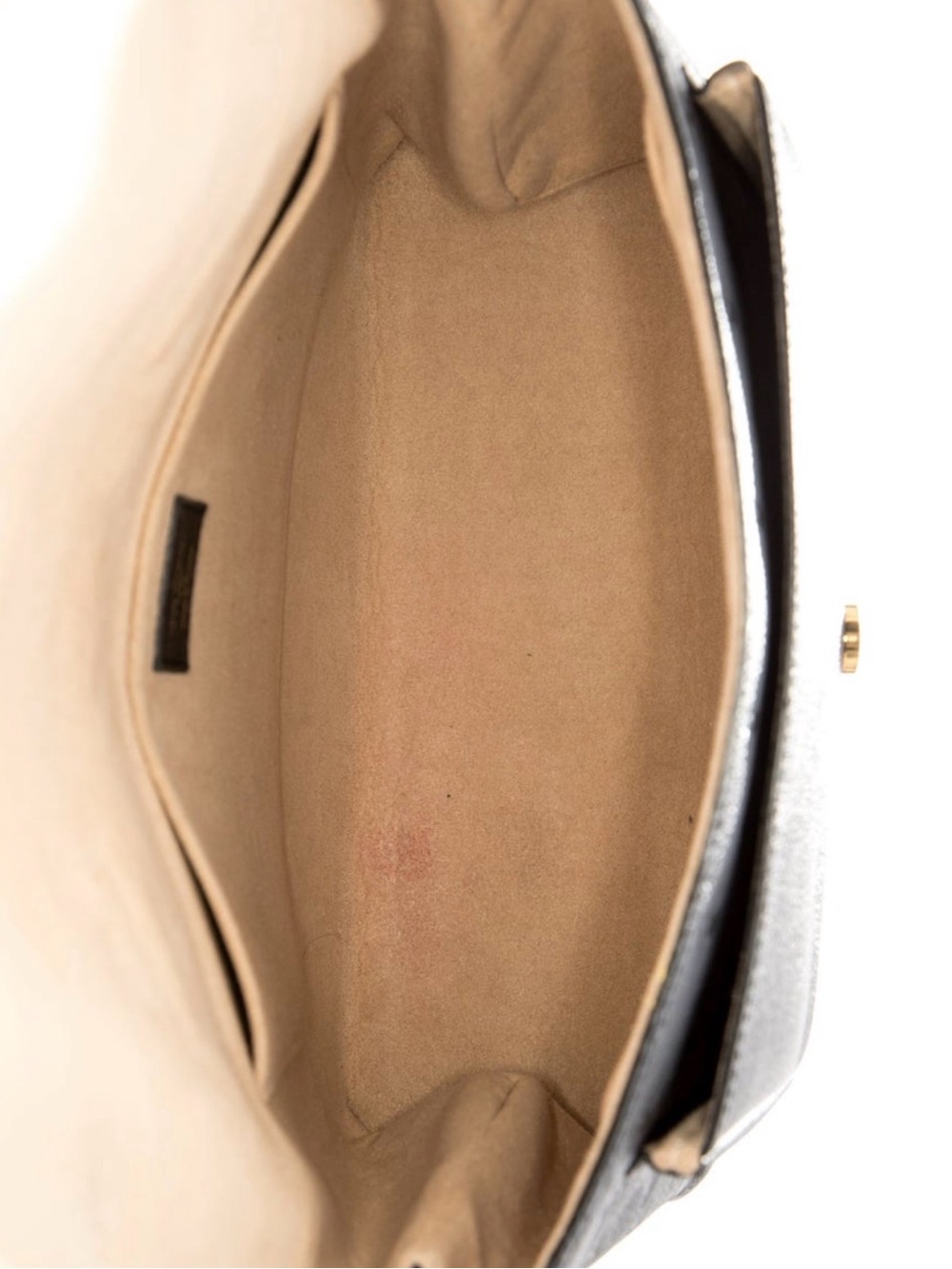 Louis Vuitton Black Monogram Empreinte Satchel with Gold Hardware - Picture 5 of 5